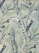 Enrique Rain Leaf Print Regal Fabric